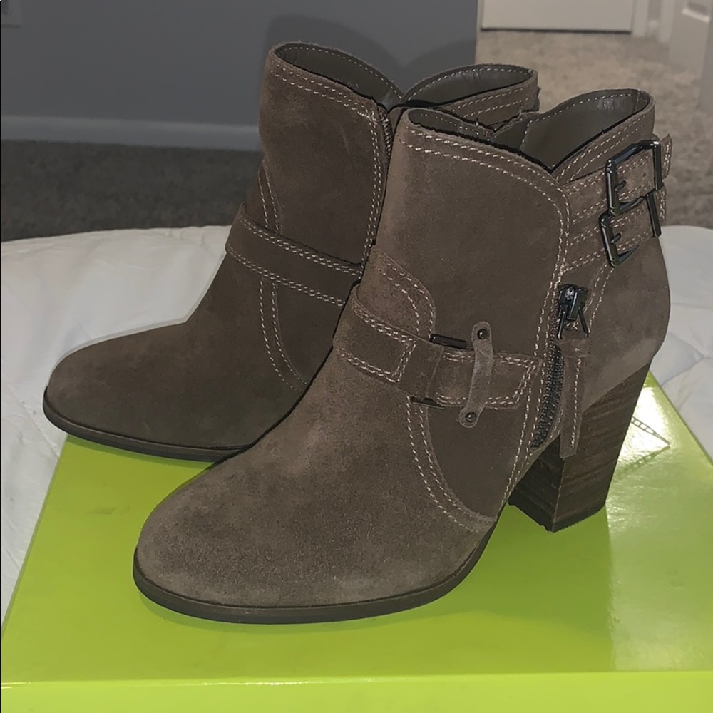 Brown booties